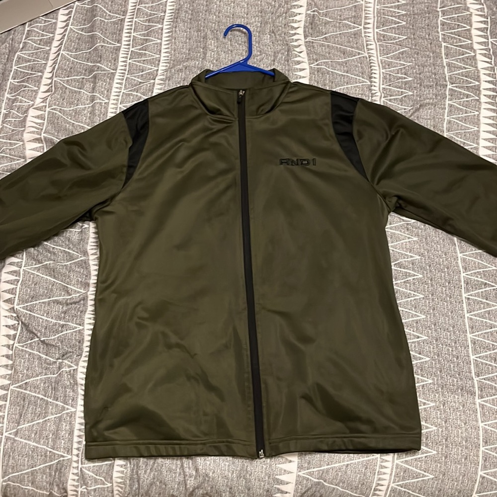 AND1 lightweight athletic zip-up